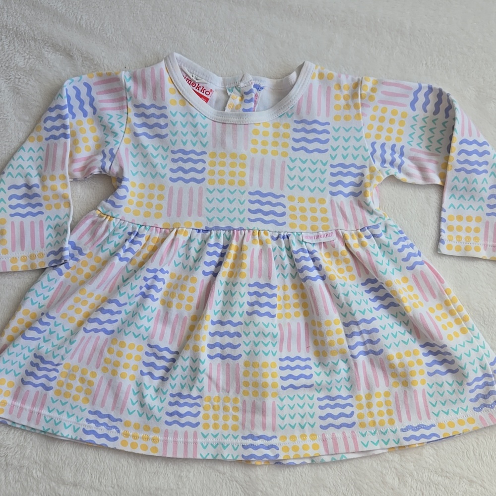 Vintage Marimekko Spring Abstract Dress